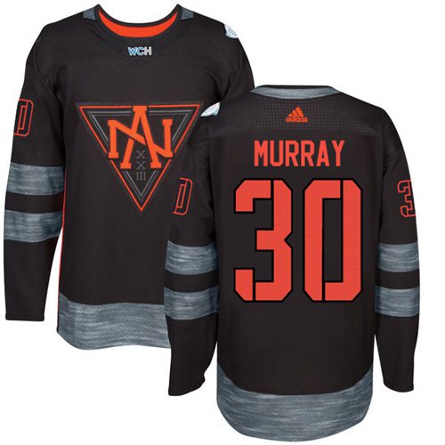 Team North America #30 Matt Murray Black 2016 World Cup Stitched Youth NHL Jersey - Click Image to Close